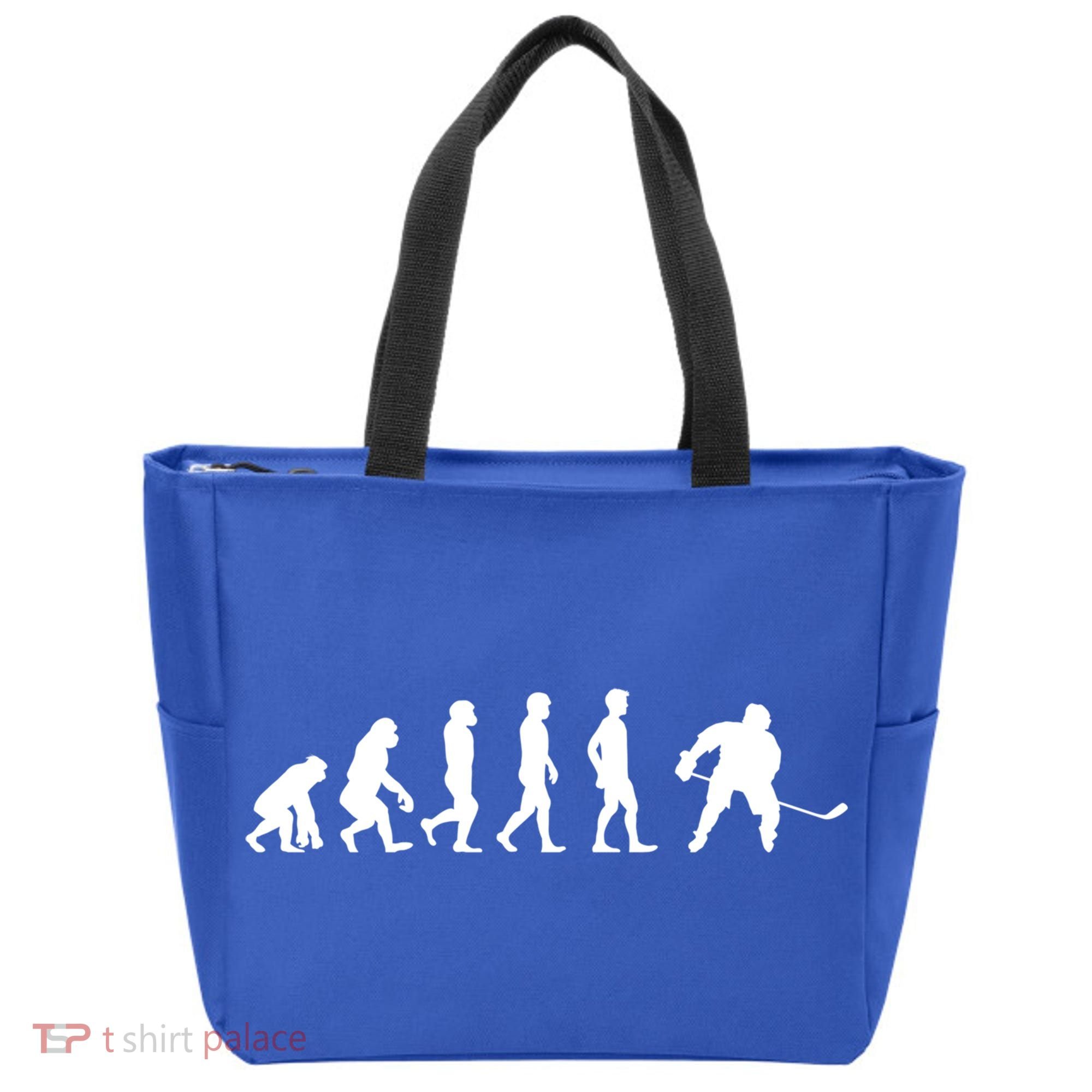 Ice Hockey Player Evolution Hockey Gift Great Gift Tote Bag