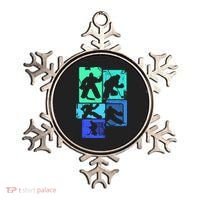 Ice Hockey Player Goalkeeper Ice Hockey Goalie Gift Ornament thumb 0