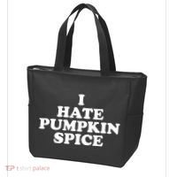I Hate Pumpkin Spice Funny Tote Bag thumb 3