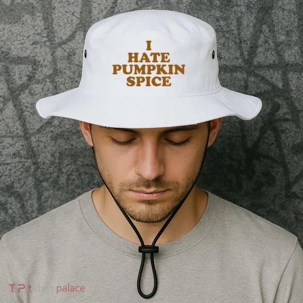 I Hate Pumpkin Spice Funny Bucket Hat