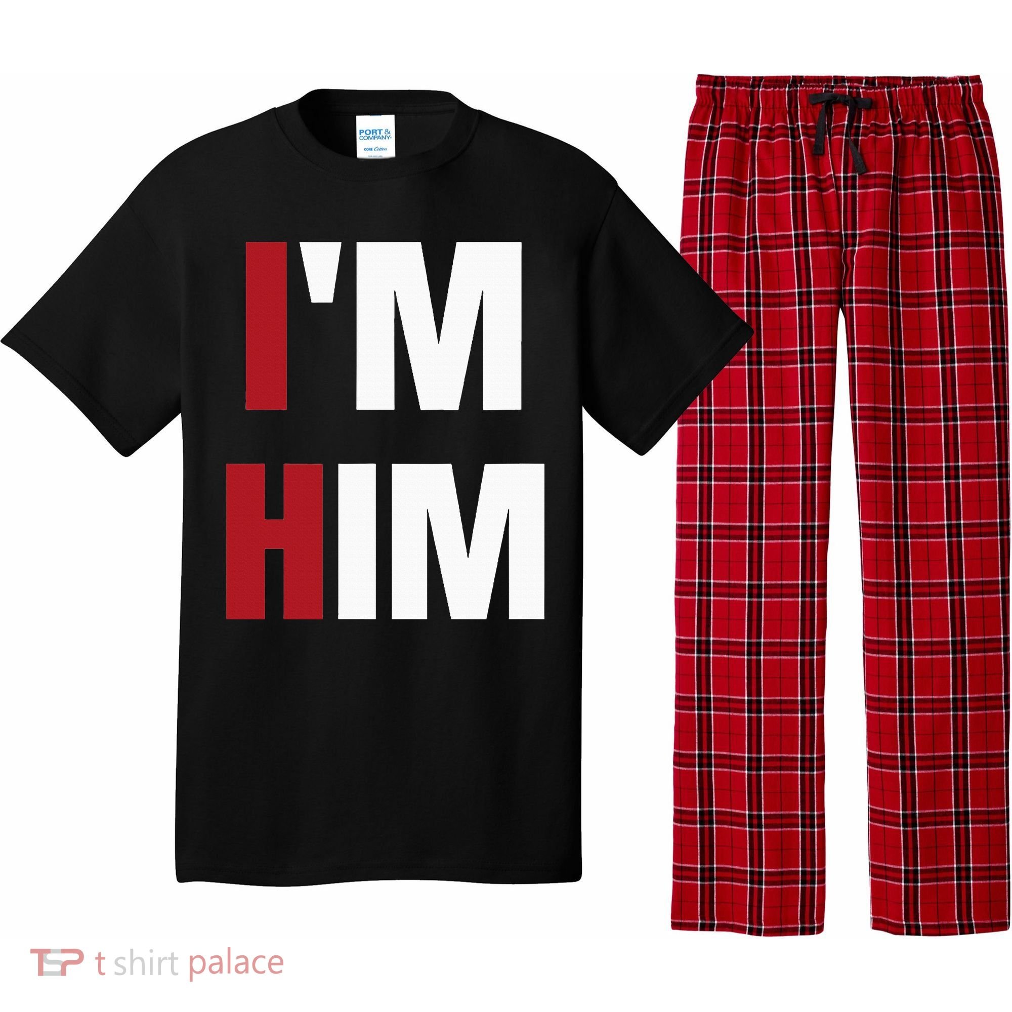 IM Him Prayed For A Man Like Him Christian Pajama Set