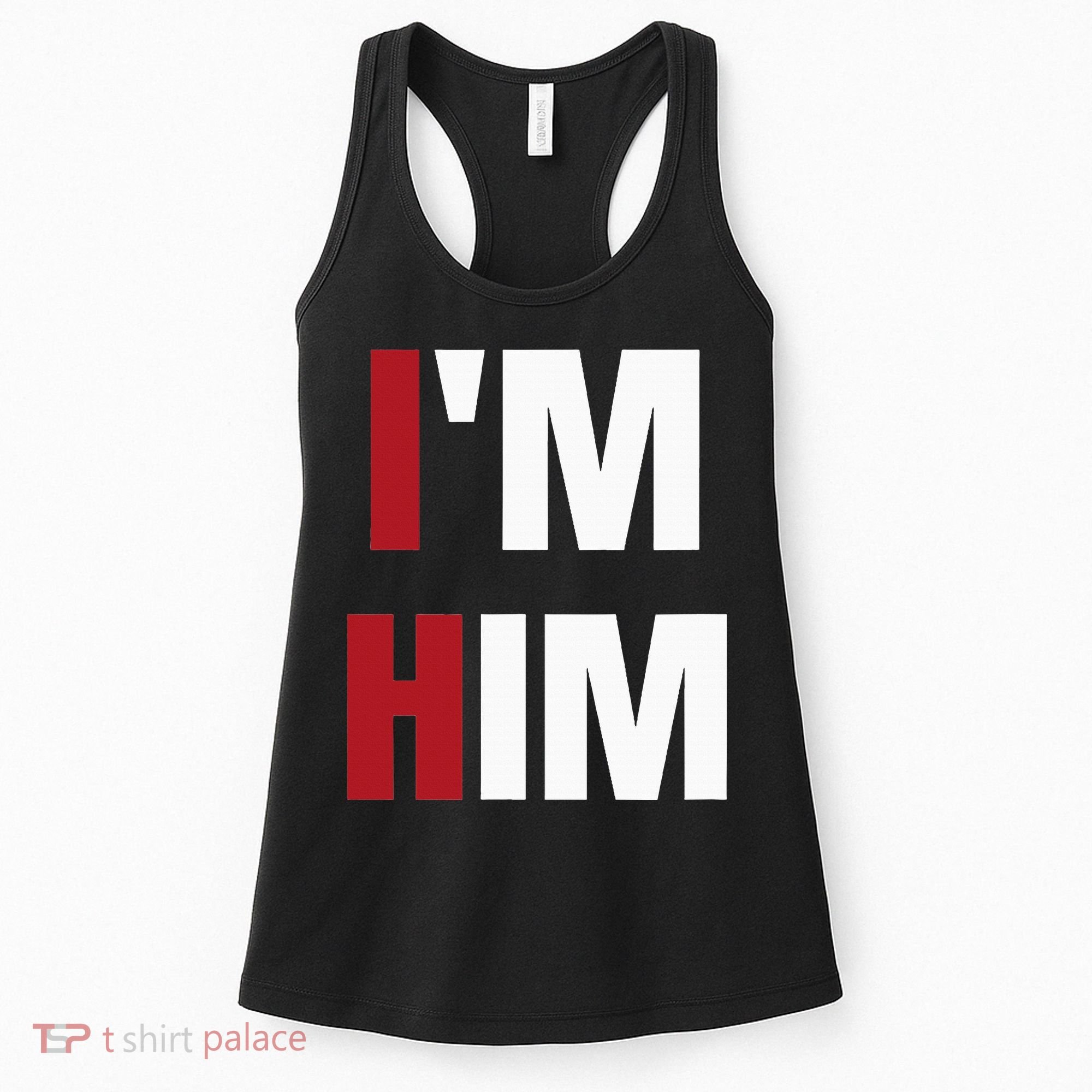 IM Him Prayed For A Man Like Him Christian Women's Tank Top