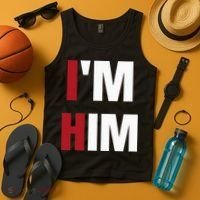 IM Him Prayed For A Man Like Him Christian Tank Top thumb 4