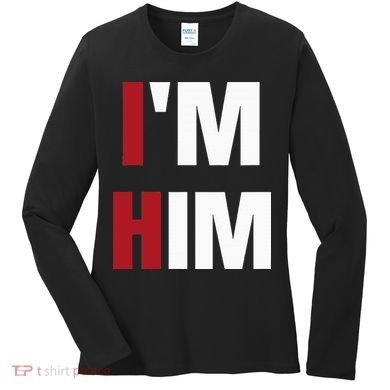 IM Him Prayed For A Man Like Him Christian Women's Long Sleeve Shirt