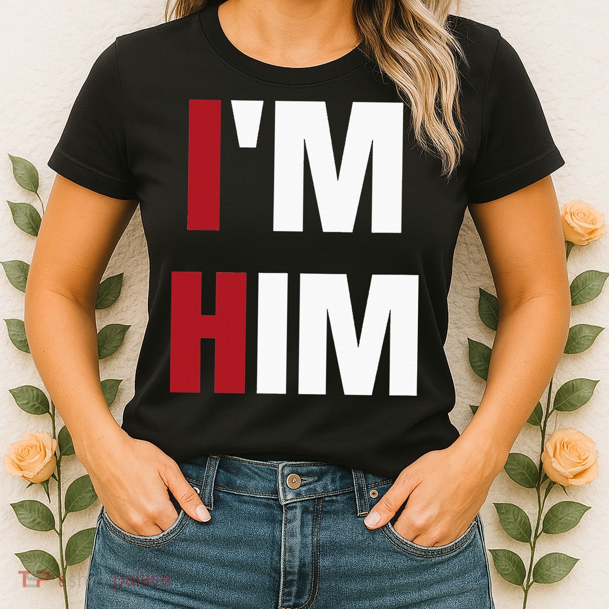 IM Him Prayed For A Man Like Him Christian Women's T-Shirt
