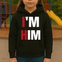 IM Him Prayed For A Man Like Him Christian Kids Hoodie thumb 3