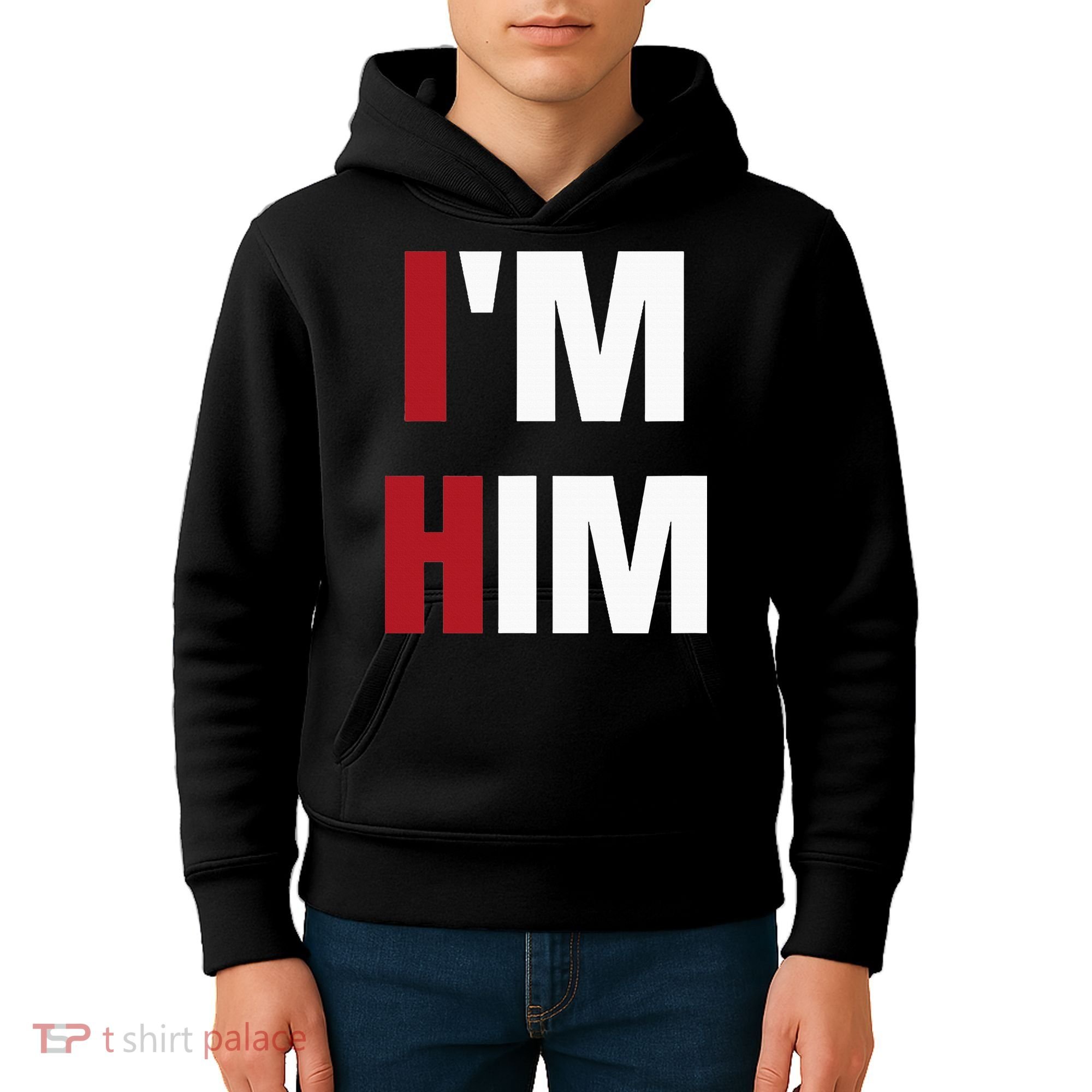 IM Him Prayed For A Man Like Him Christian Kids Hoodie