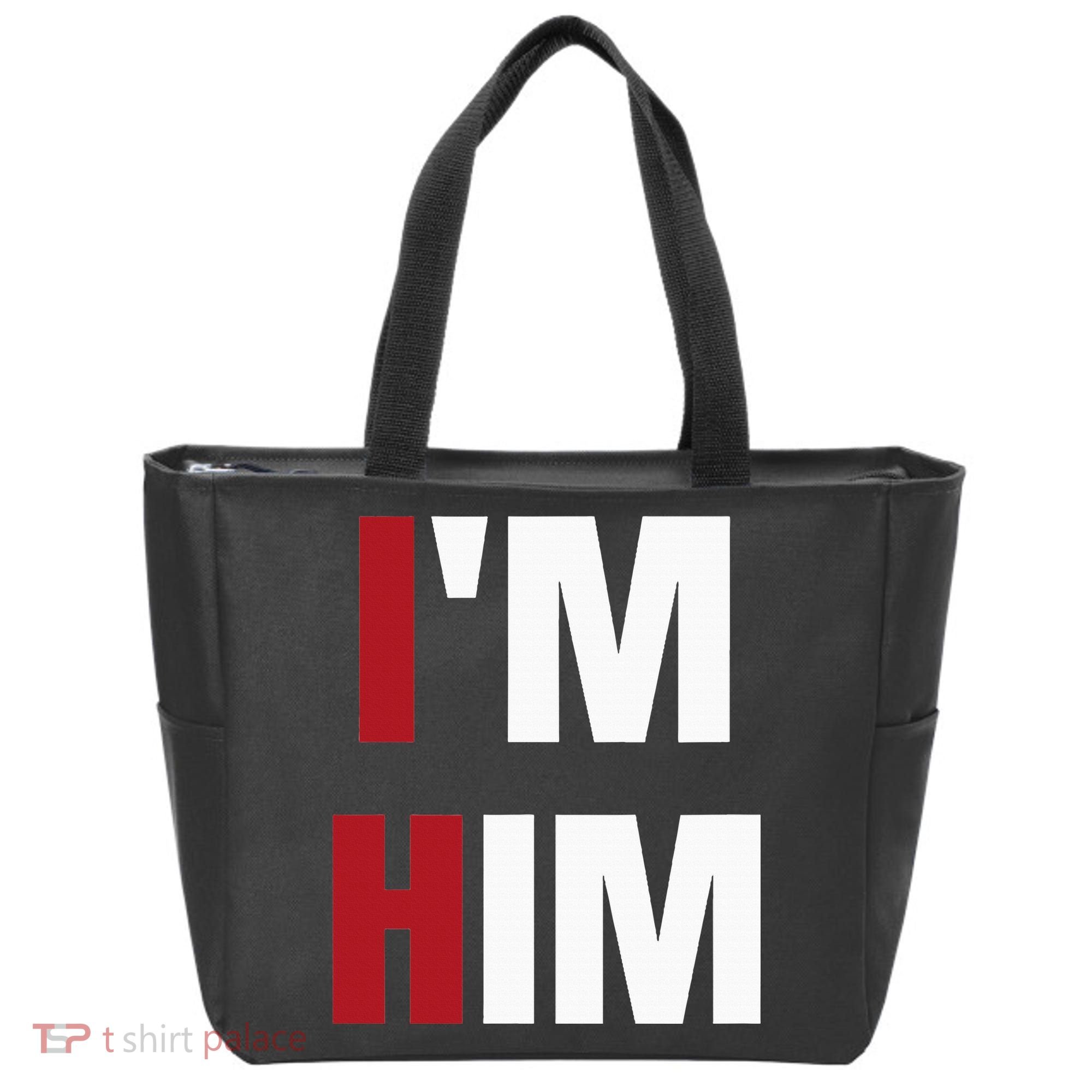 IM Him Prayed For A Man Like Him Christian Tote Bag