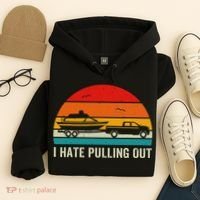 I Hate Pulling Out Retro Boat Captain Funny Boating Lovers Hoodie thumb 4