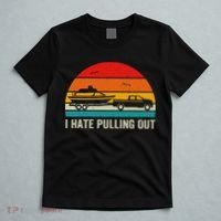 I Hate Pulling Out Retro Boat Captain Funny Boating Lovers T-Shirt thumb 5
