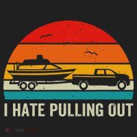 I Hate Pulling Out Retro Boat Captain Funny Boating Lovers Tumbler thumb 3