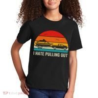 I Hate Pulling Out Retro Boat Captain Funny Boating Lovers Kids T-Shirt thumb 2