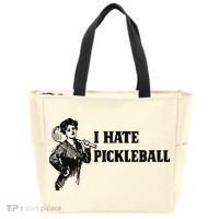 I Hate Pickleball Tote Bag thumb 0