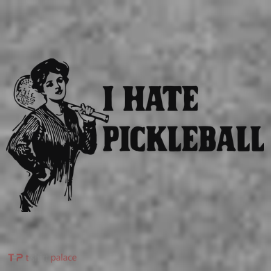 I Hate Pickleball Toddler Hoodie