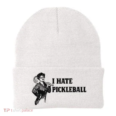 I Hate Pickleball Beanie