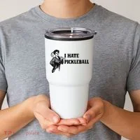 I Hate Pickleball Tumbler thumb 2