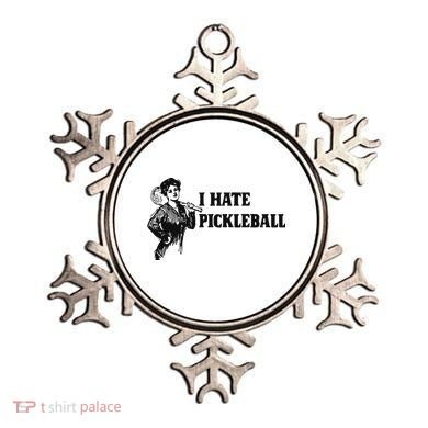 I Hate Pickleball Ornament