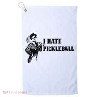 I Hate Pickleball Golf Towel thumb 0