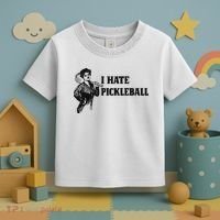 I Hate Pickleball Toddler T-Shirt thumb 3