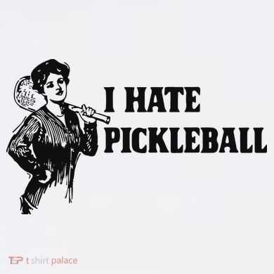 I Hate Pickleball Women's Crop Top Tee