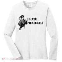 I Hate Pickleball Women's Long Sleeve Shirt thumb 0