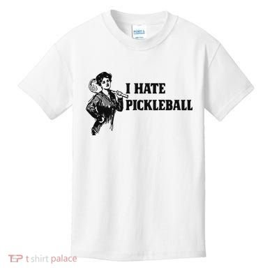 I Hate Pickleball Kids T-Shirt