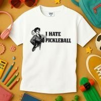 I Hate Pickleball Kids T-Shirt thumb 3