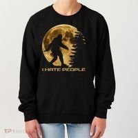 I Hate People Bigfoot Women's Sweatshirt thumb 0