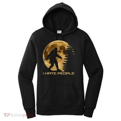 I Hate People Bigfoot Women's Hoodie