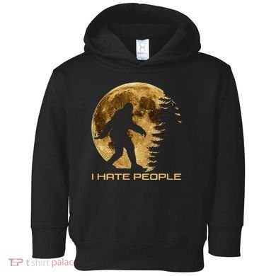 I Hate People Bigfoot Toddler Hoodie