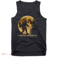 I Hate People Bigfoot Tank Top thumb 0