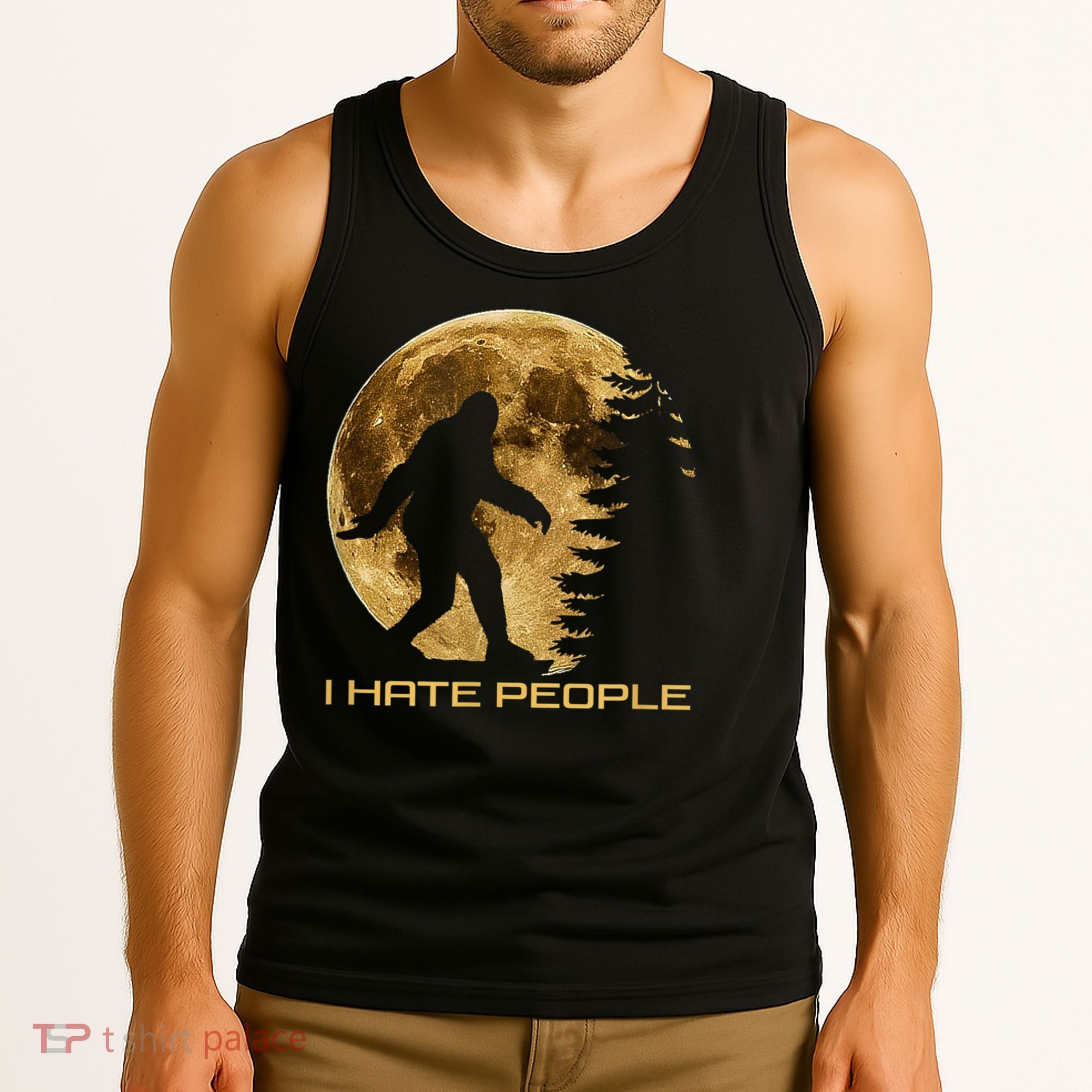 I Hate People Bigfoot Tank Top