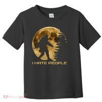 I Hate People Bigfoot Toddler T-Shirt thumb 0
