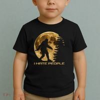 I Hate People Bigfoot Toddler T-Shirt thumb 2