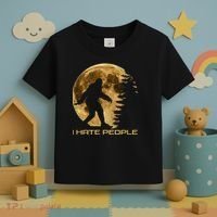 I Hate People Bigfoot Toddler T-Shirt thumb 3