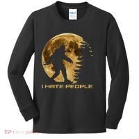 I Hate People Bigfoot Kids Long Sleeve Shirt thumb 0