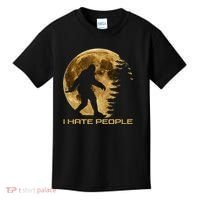 I Hate People Bigfoot Kids T-Shirt thumb 0
