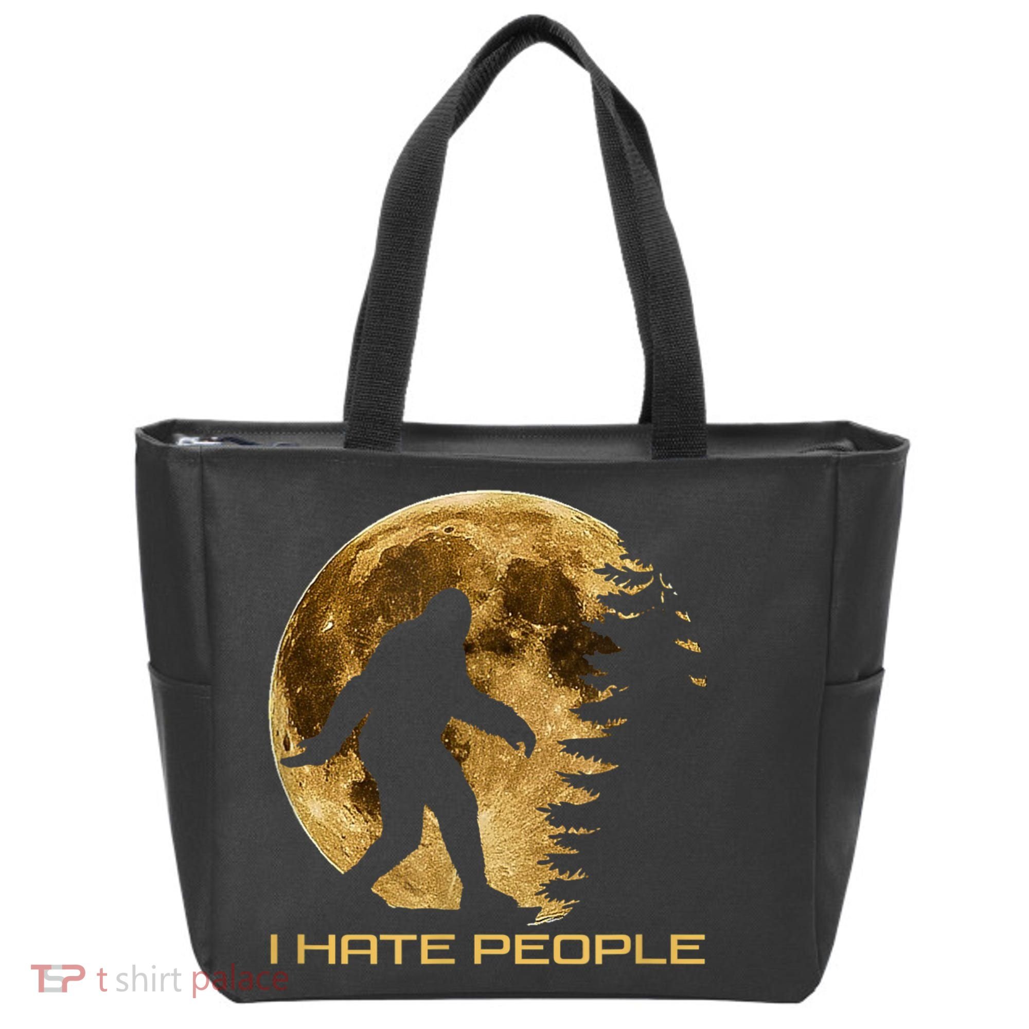 I Hate People Bigfoot Tote Bag