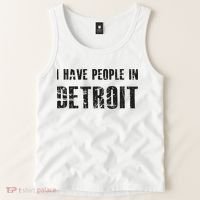 I Have People In Detroit City Michigan State Tank Top thumb 2