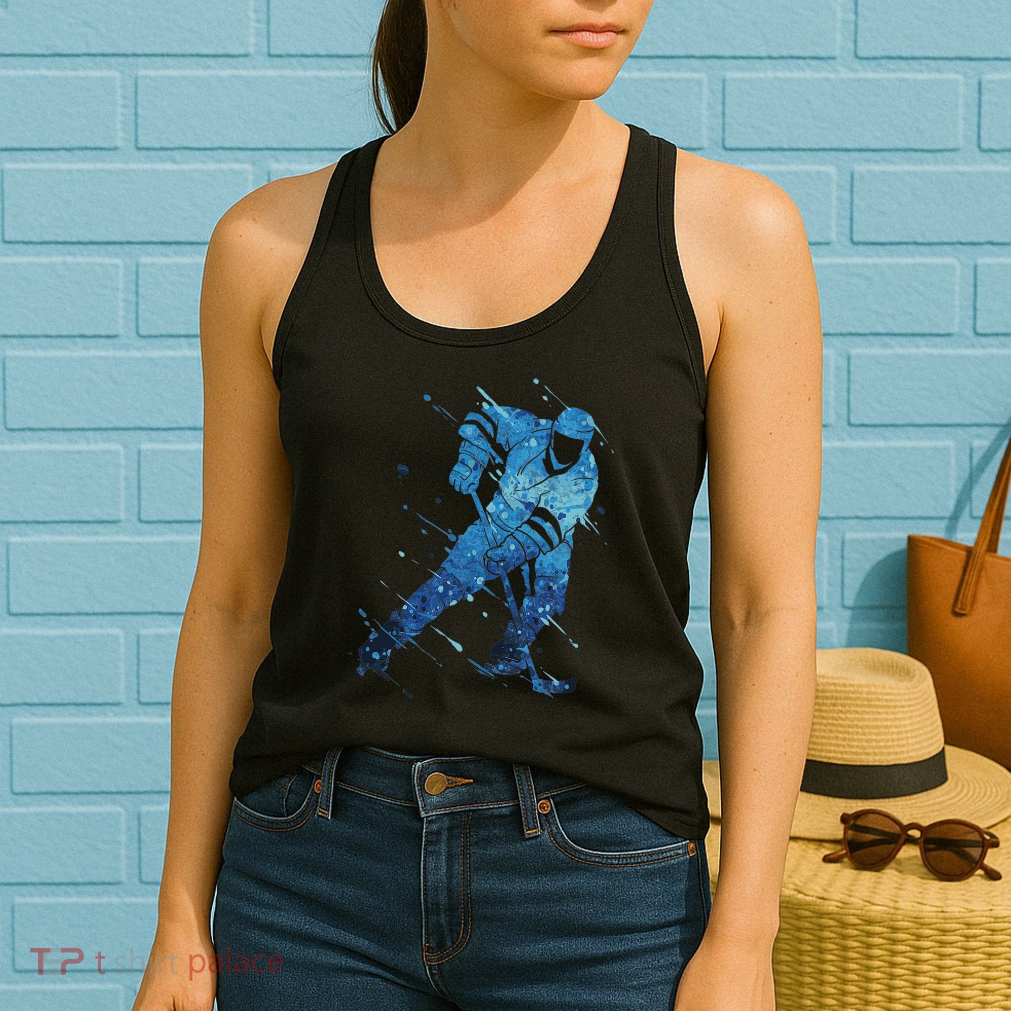 Ice Hockey Player Women's Tank Top