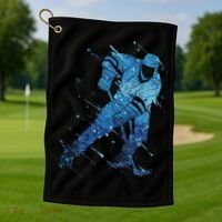 Ice Hockey Player Golf Towel thumb 1