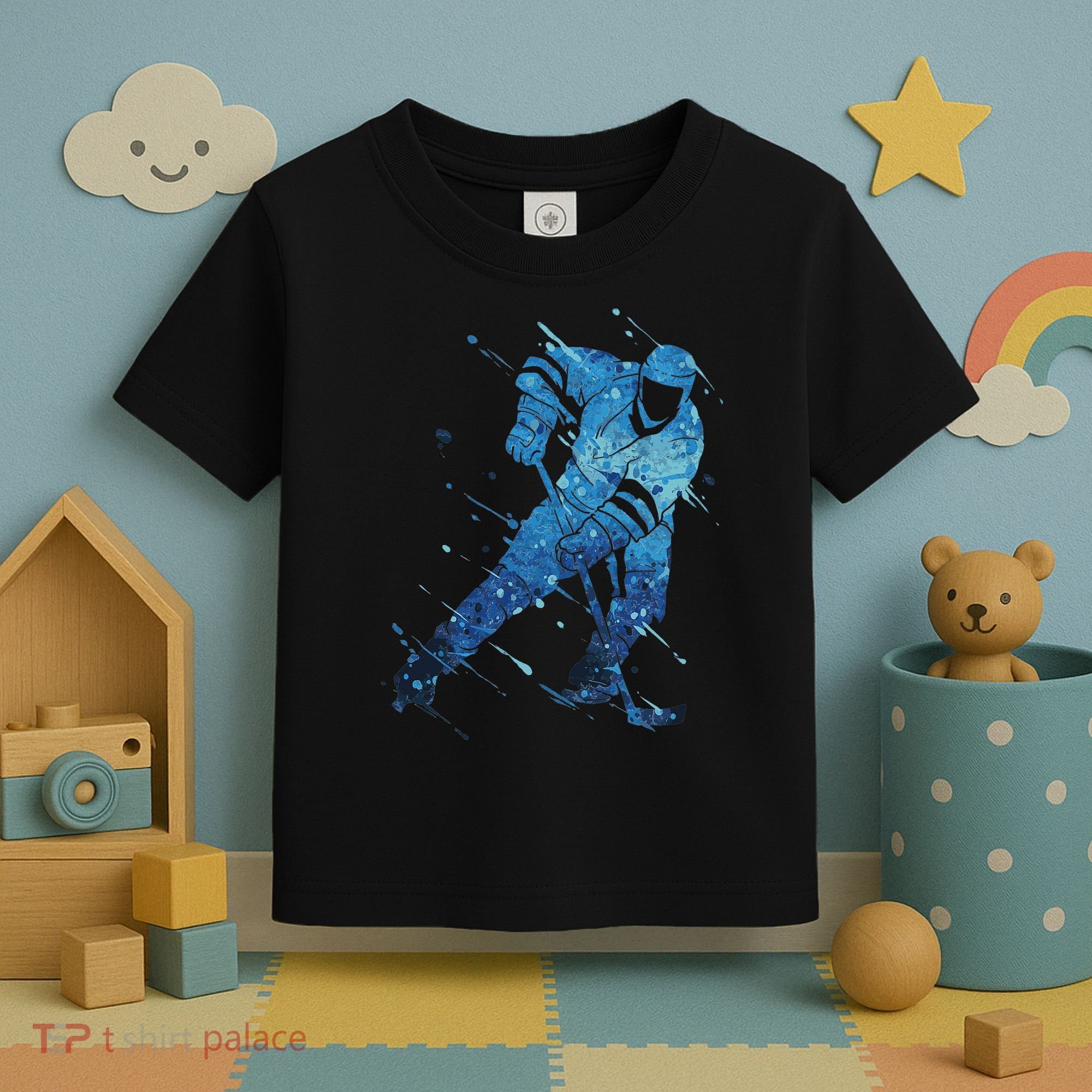 Ice Hockey Player Toddler T-Shirt