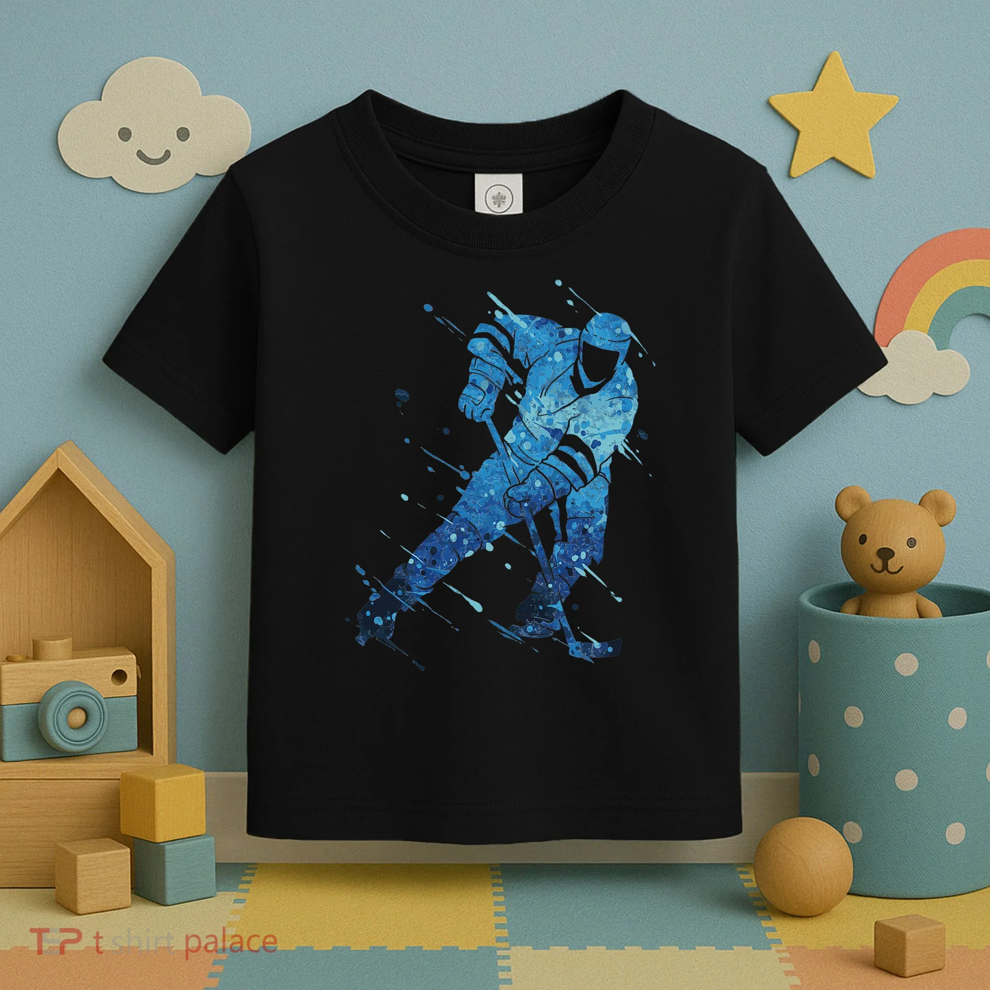 Ice Hockey Player Toddler T-Shirt