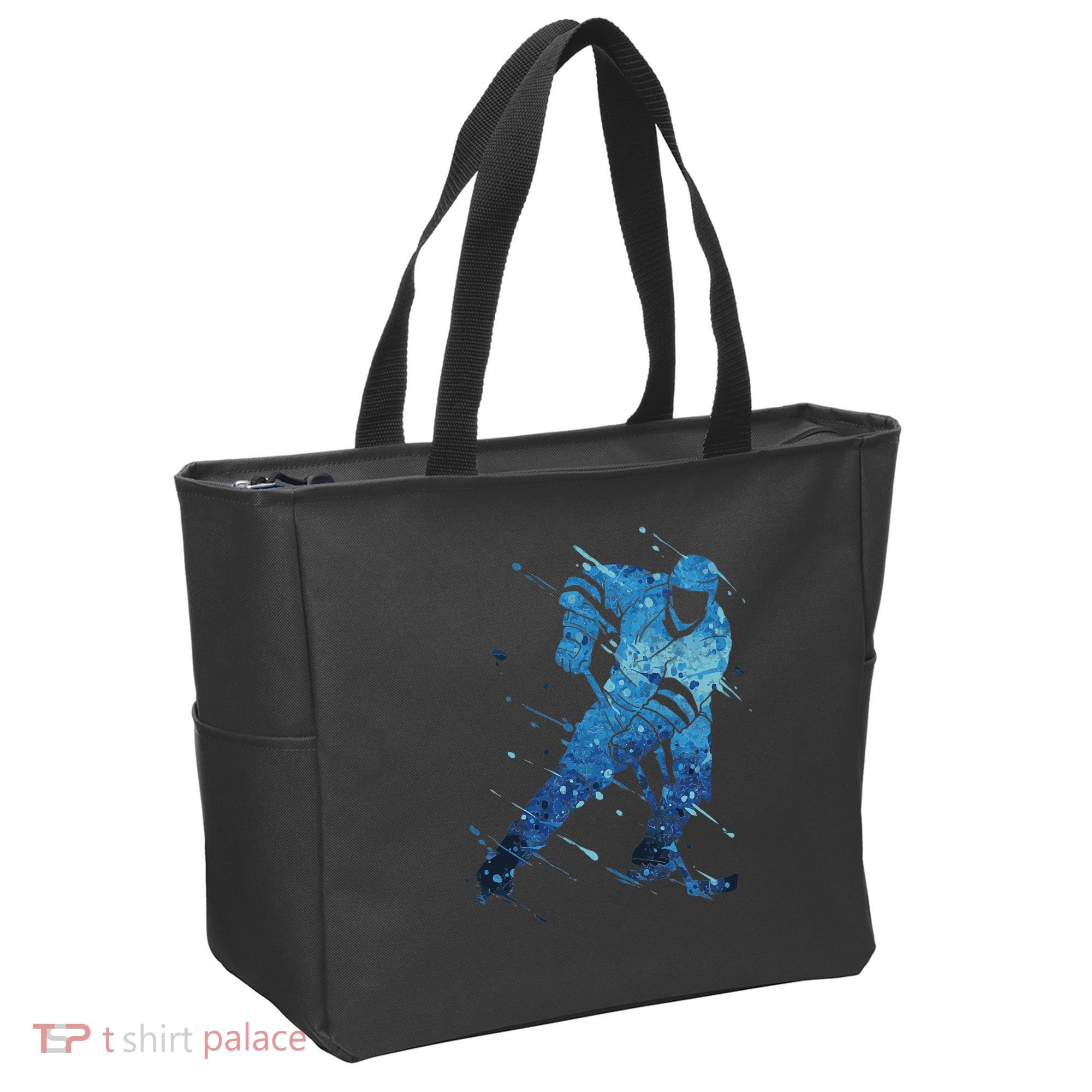 Ice Hockey Player Tote Bag