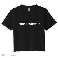 I Had Potential Women's Crop Top Tee thumb 0