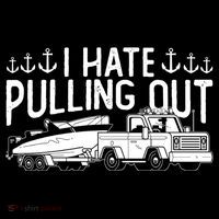 I Hate Pulling Out Retro Boating Boat Captain For Cool Gift Backpack thumb 2