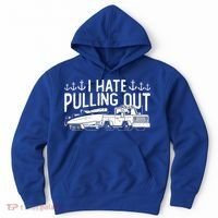 I Hate Pulling Out Retro Boating Boat Captain For Cool Gift Hoodie thumb 0