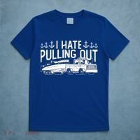 I Hate Pulling Out Retro Boating Boat Captain For Cool Gift T-Shirt thumb 5