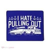 I Hate Pulling Out Retro Boating Boat Captain For Cool Gift Mousepad thumb 0