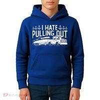 I Hate Pulling Out Retro Boating Boat Captain For Cool Gift Kids Hoodie thumb 4